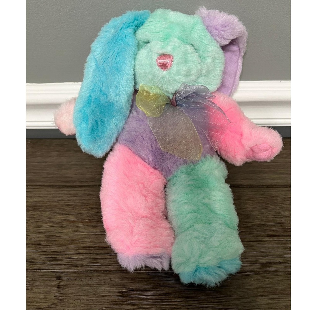 Dan Dee Pastel‎ Colorblock East Bunny Plush